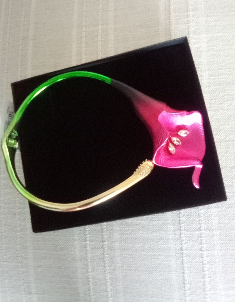 Betsey Johnson Lovely Orchid Choker